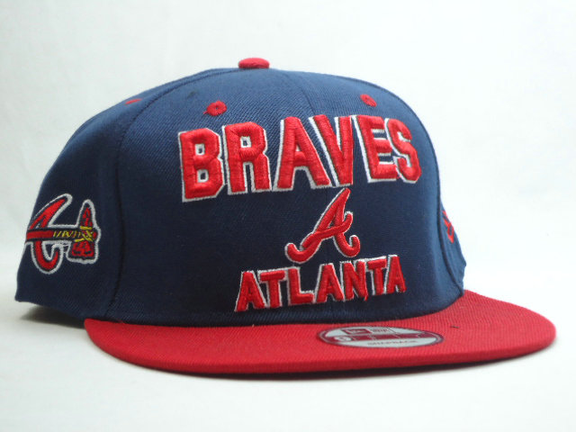 Atlanta Braves Blue Snapback Hat SF